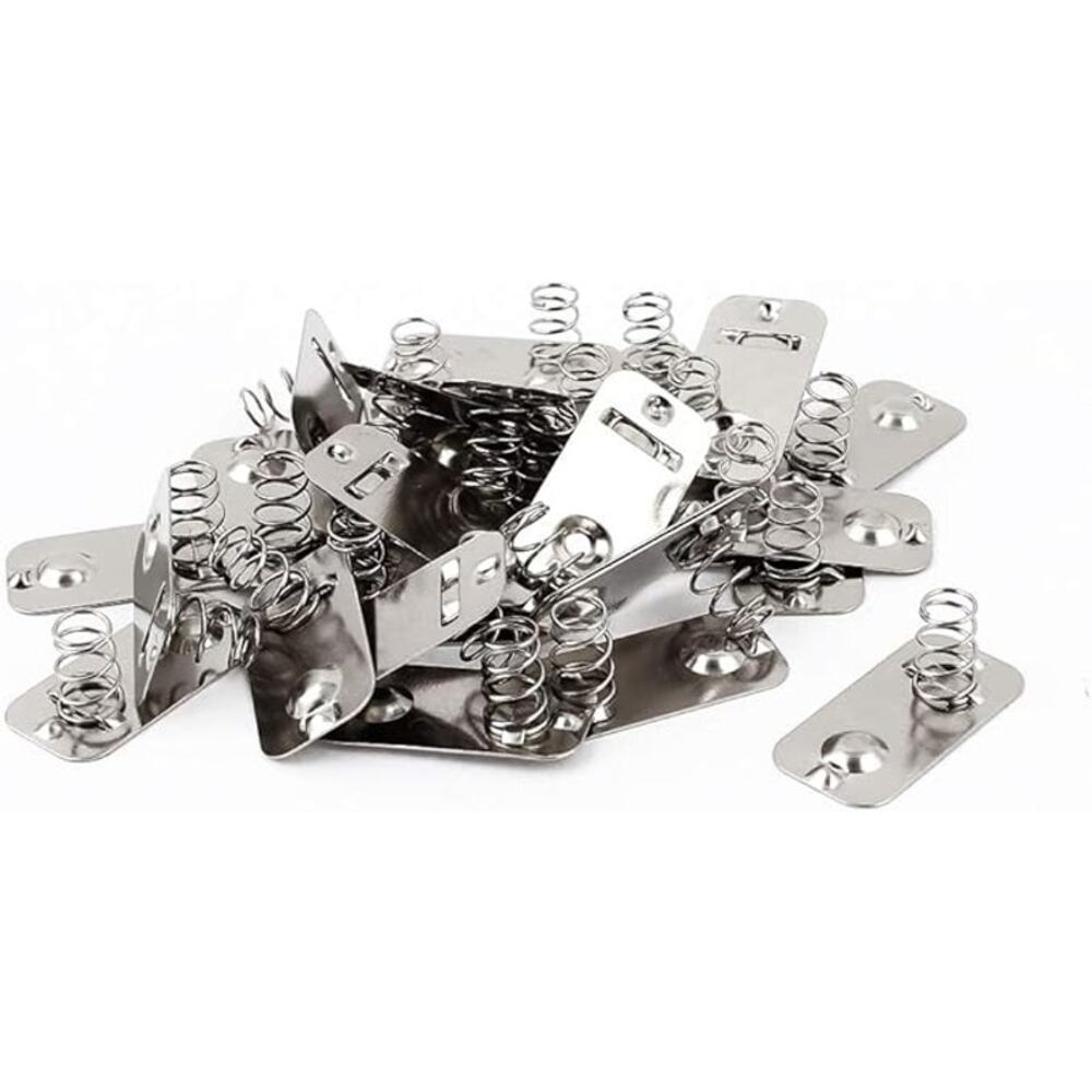 uxcell AA Battery Spring Contact Plate Replacement (30 Pcs)